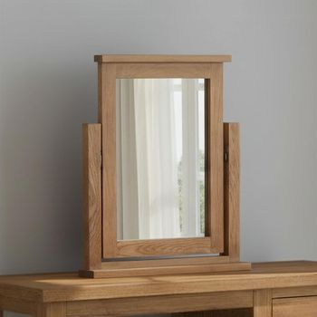 Original Rustic Oak Dressing Mirror