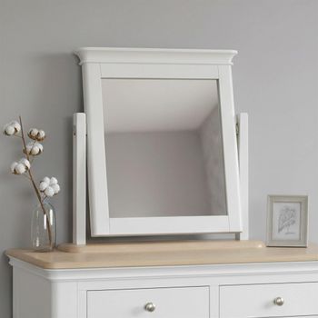 Cromwell White Painted Dressing Mirror