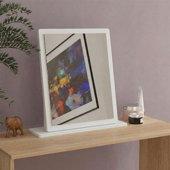 Camden White Gloss Small Dressing Mirror
