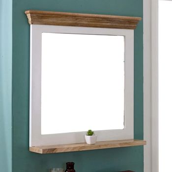 Alfie White Mango Wood Dressing Mirror