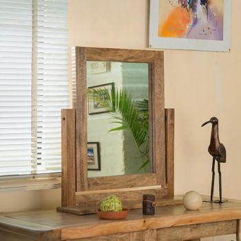 Odisha Solid Mango Wood Dressing Mirror