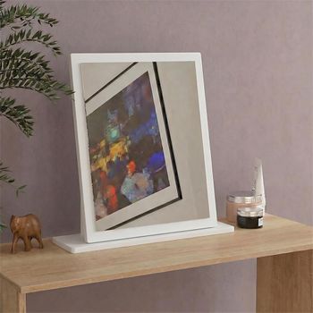 Java White Matt Small Dressing Mirror