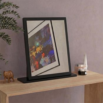 Java Black Ash Small Dressing Mirror