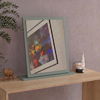 Java Reed Green Small Dressing Mirror