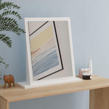 Milan White Gloss Dressing Mirror