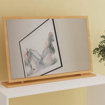 Monaco Modern Oak Large Dressing Mirror