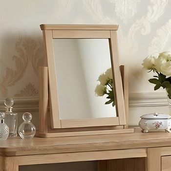 Treviso Oak Vanity Mirror