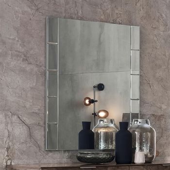 Asti Italian White Gloss Dressing Mirror