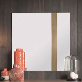Matera Italian Wood Grain Wall Mirror