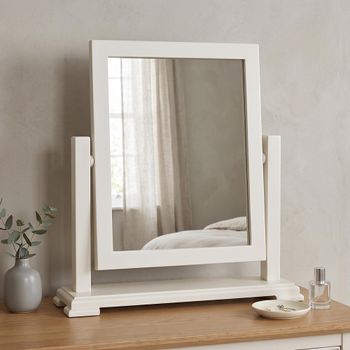 Melbourne White Painted Dressing Mirror