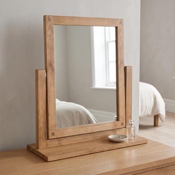 Melbourne Country Rustic Oak Dressing Mirror