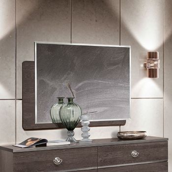 Nabucco Italian Silver Birch Wall Mirror