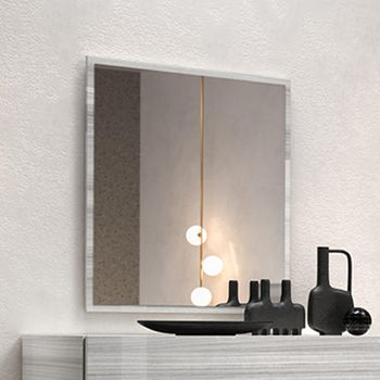 Mia Grey Wall Mirror - 101cm