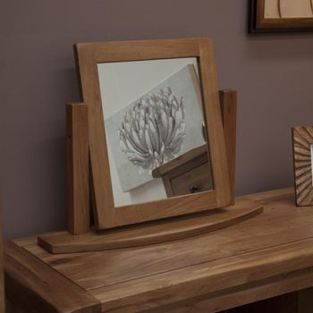 Rustic Oak Dressing Mirror