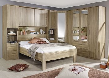 Rivera Sonoma Oak Bedroom Set with 140cm Bed
