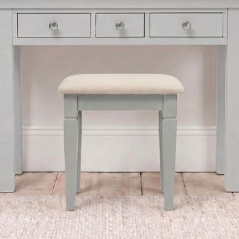 Paisley Grey Painted Dressing Stool