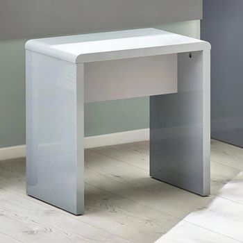 Manhattan Grey High Gloss Dressing Stool