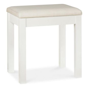 Atlanta Two Tone Sand Fabric Stool