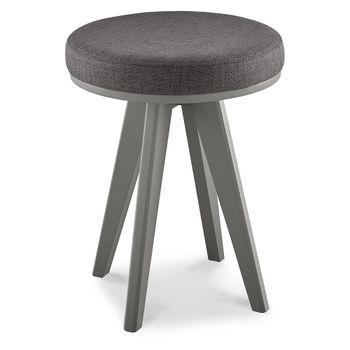 Brunel Scandi Oak and Dark Grey Stool