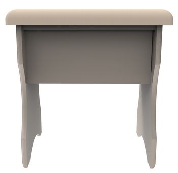 Beverley Cashmere Padded Dressing Stool