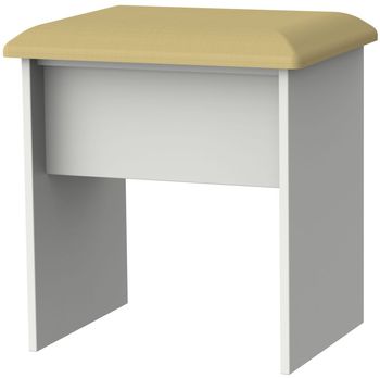 Camden Padded Grey Dressing Stool