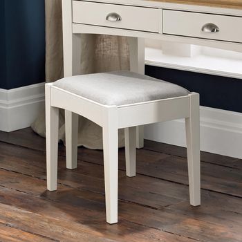 Hampstead Soft Grey Dressing Stool