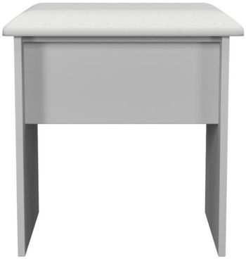 Sussex Padded Grey Dressing Stool