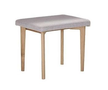 Marlow Cashmere Oak Dressing Stool