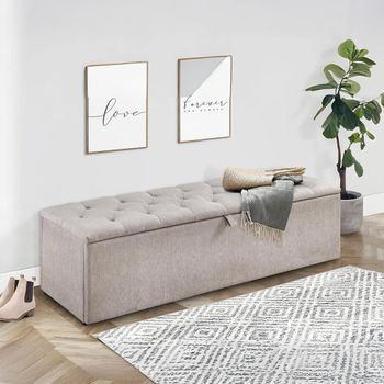 Ravello Mink Fabric Blanket Box