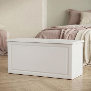 Crystal White Blanket Box