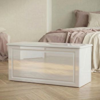 Balmoral White Gloss Blanket Box
