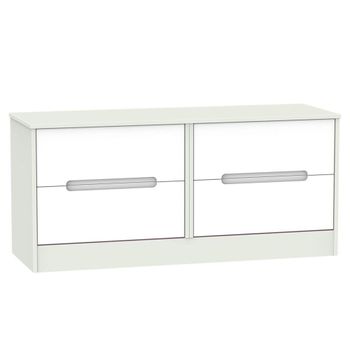 Clearance - Monaco White and Cashmere Bed Box - P51