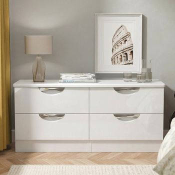 Camden White Gloss Bed Box