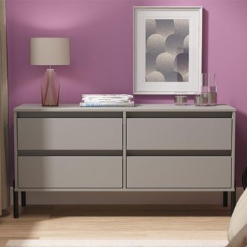 Leona Dusk Grey 4 Drawer Bed Box
