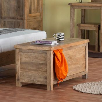 Odisha Solid Mango Wood Blanket Box