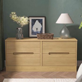 Monaco Modern Oak Bed Box