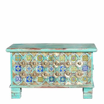 Carinthia Cladded Mango Wood Storage Trunk