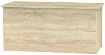 Contrast Oak Blanket Box