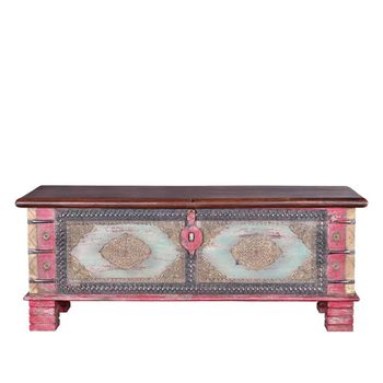 Dambach Pink Mango Wood Storage Trunk