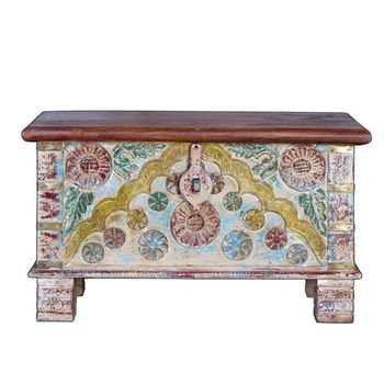 Feldham Mango Wood Storage Trunk