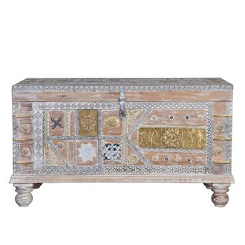 Fornach Mango Wood Large Storage Trunk