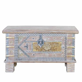 Fornach Mango Wood Small Storage Trunk