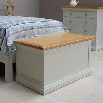 Cotswold Oak and Painted Blanket Box