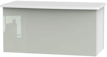 Knightsbridge Cashmere Gloss and White Blanket Box