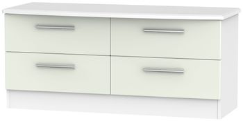 Knightsbridge Cashmere Matt and White Bed Box