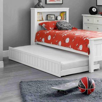Maine Underbed Trundle White Bed Frame
