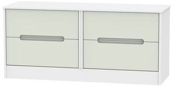 Monaco Cashmere and White Bed Box