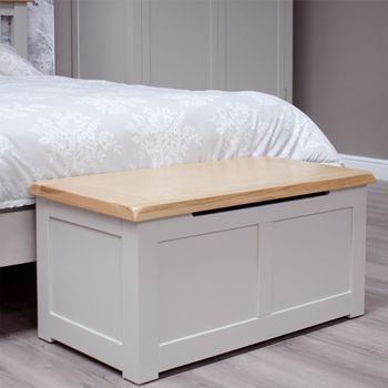Diamond Painted Blanket Box