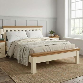 Versailles Ivory Painted 4ft 6in Double Bed