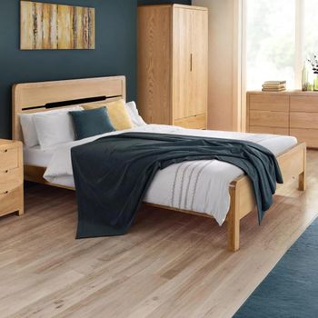 Curve Oak Bed - Sizes Available